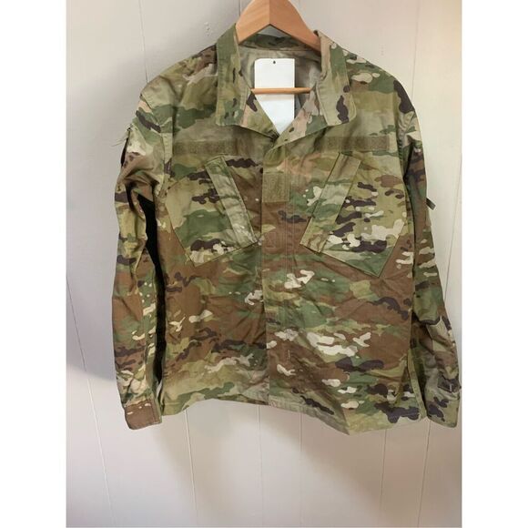 US Army issue camo coat Shirt Army Combat Uniform - Picture 1 of 3